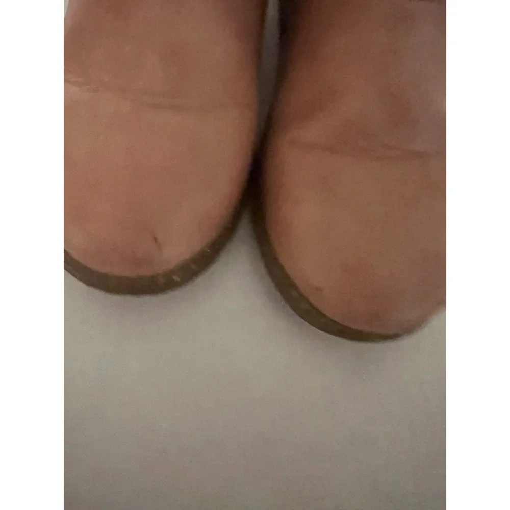 Old Navy Pink Faux Leather Side Zip Ankle Boots Girls Size 11